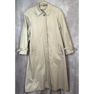 Vintage 80's Etienne Aigner Trench‎ Coat Women's Size 12 R - READ